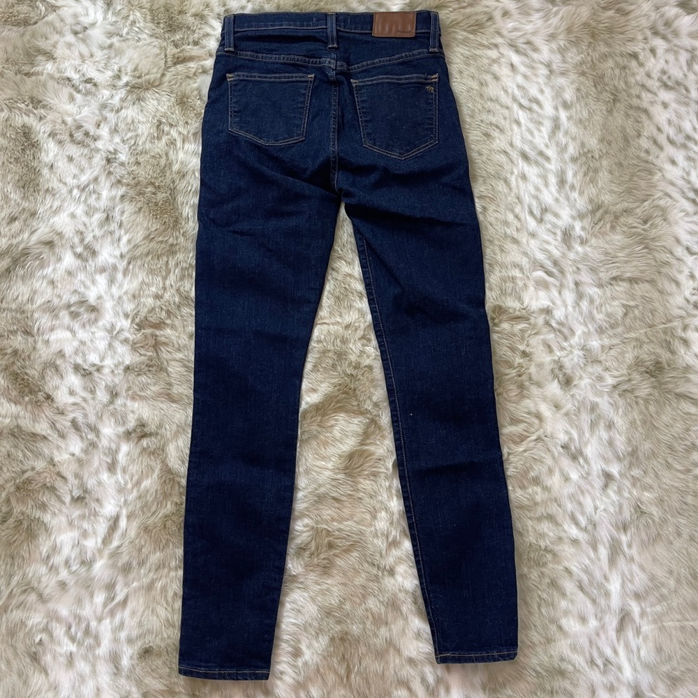 Madewell Blue Skinny Jeans High-Waisted - Picture 9 of 9